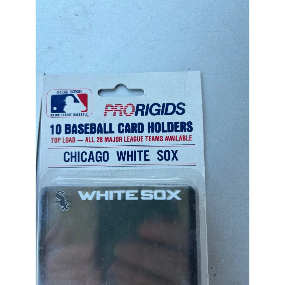 Vintage‎ ProRigids Chicago White Sox Baseball Card Holders 10-Pack Lot of 2 MLB